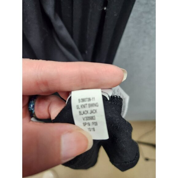 Sleeveless Black Knit Swing Dress Old Navy XL Made In Indonesia - Picture 4 of 5